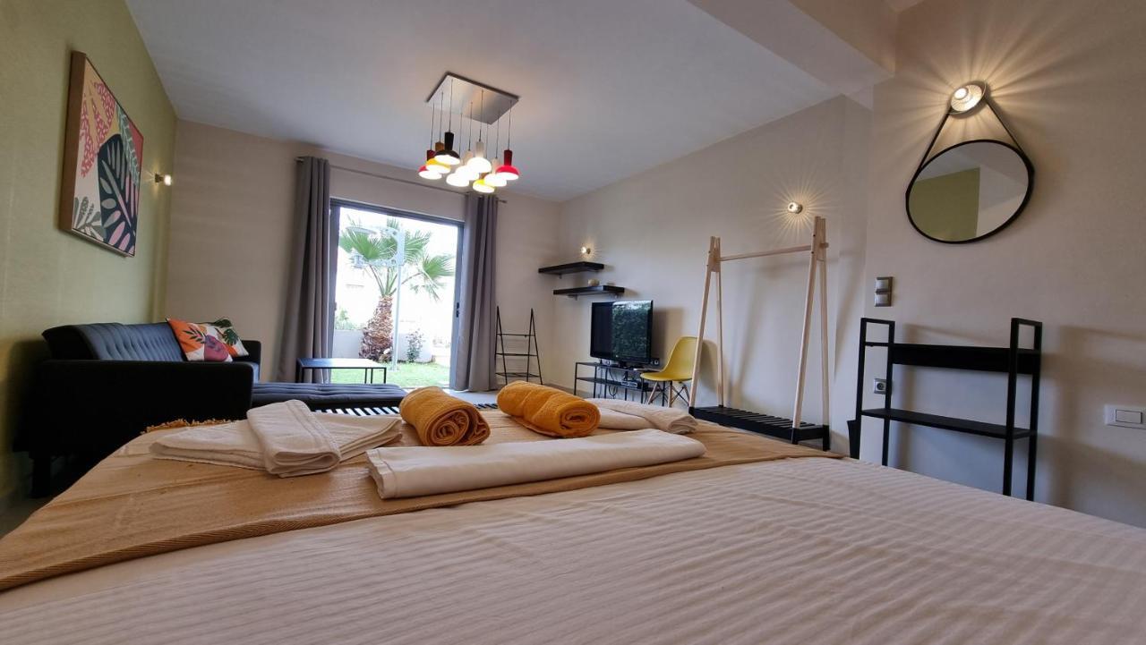 Sandy Point Villas Chania Agia Marina Exterior foto